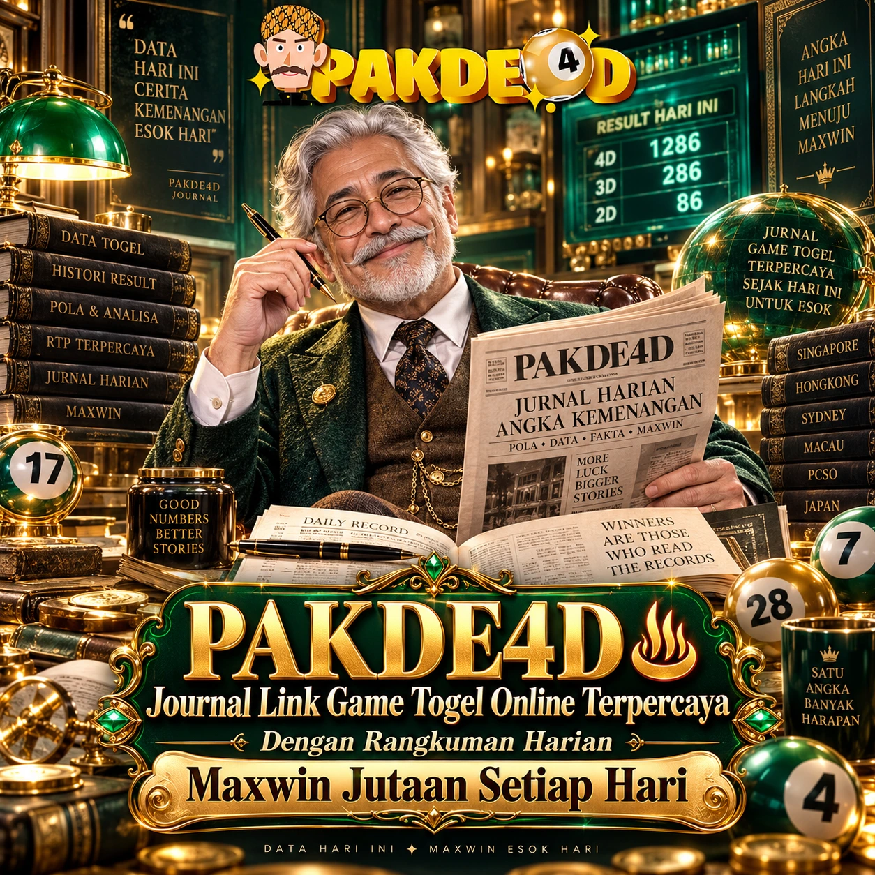 PAKDE4D ♨️ Journal Link Game Togel Online Terpercaya Dengan Rangkuman Harian Maxwin Jutaan Setiap Hari
